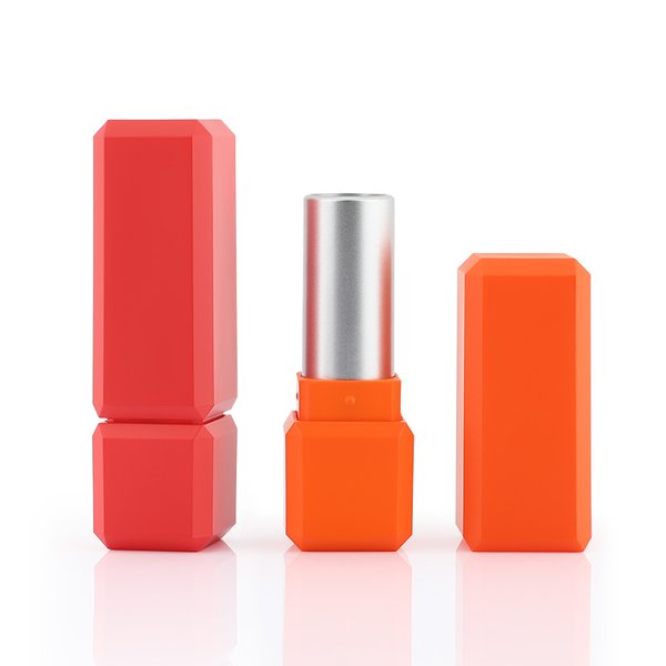 Square Red Lipstick Tube